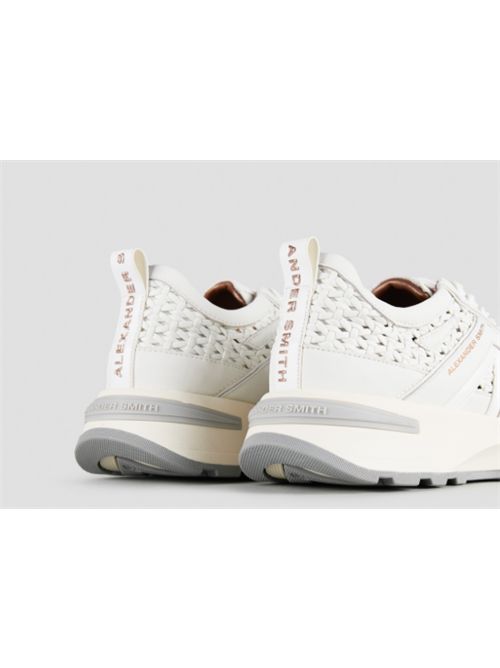 Sneakers Liverpool in pelle con inserto intrecciato Alexander Smith ALEXANDER SMITH | ASBDLPW-2211-TWT